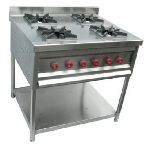 Four Burner Commercial Gas Stove